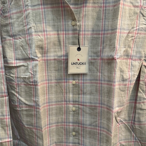 Untuckit Chasseles Button Down Long Sleeve Shirt 18 - Picture 4 of 7